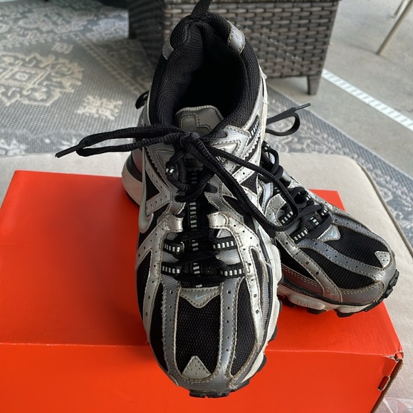 Nike Alvord  Series Black Silver Teal Track Running Sneakers Tennis Shoes 8.5 - Picture 4 of 13